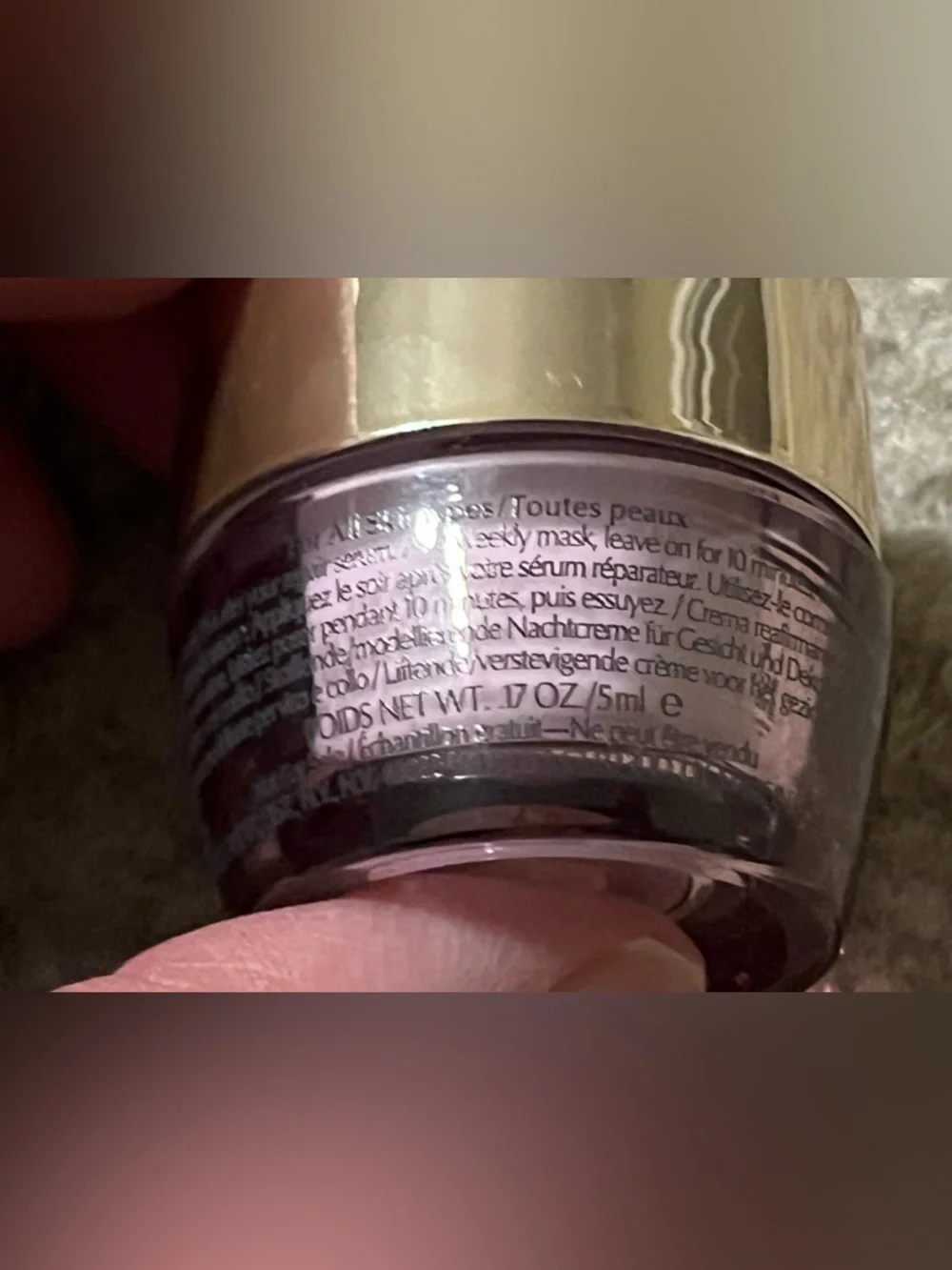 Estee Lauder Resilience Lift Night Lifting/Firming Face & Neck Creme 5ml - Picture 3 of 3